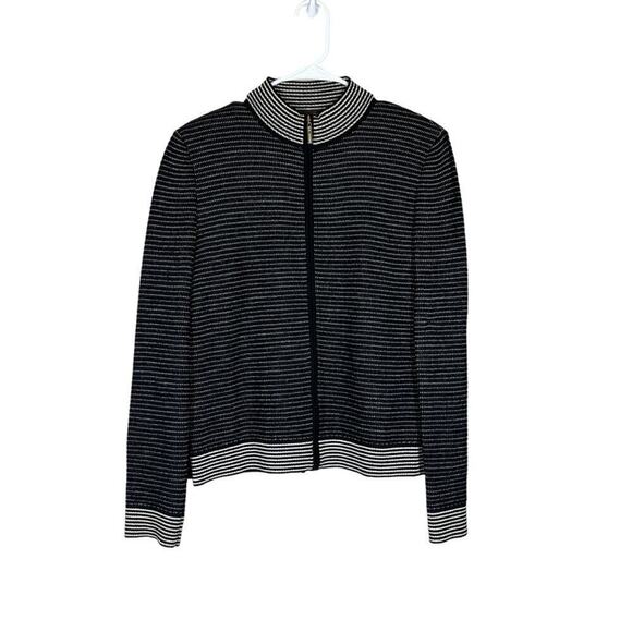 $795 St John Caviar Wool Blend Jacket Size Small - Picture 1 of 7